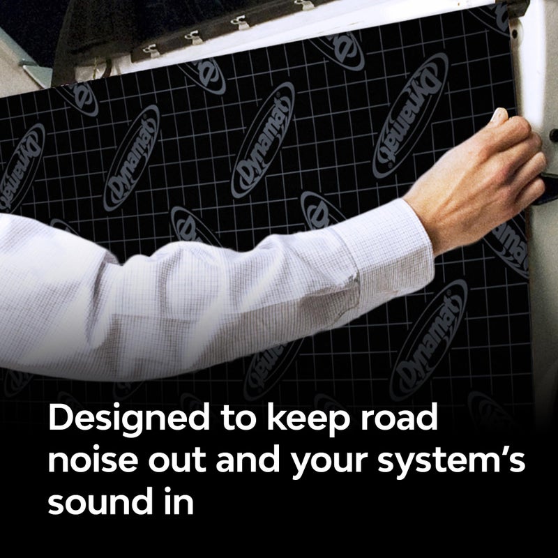 Dynamat Xtreme Sound Deadening Car Insulation Door Kit 10435 â€“ Pre Cut Noise Dampening Kit for 2 Standard Car Doors â€“ Easy Self Adhesive Install â€“ Made in USA â€“ 4 Sheets 12â€x36â€ Each, 12 sq ft total - Image 5